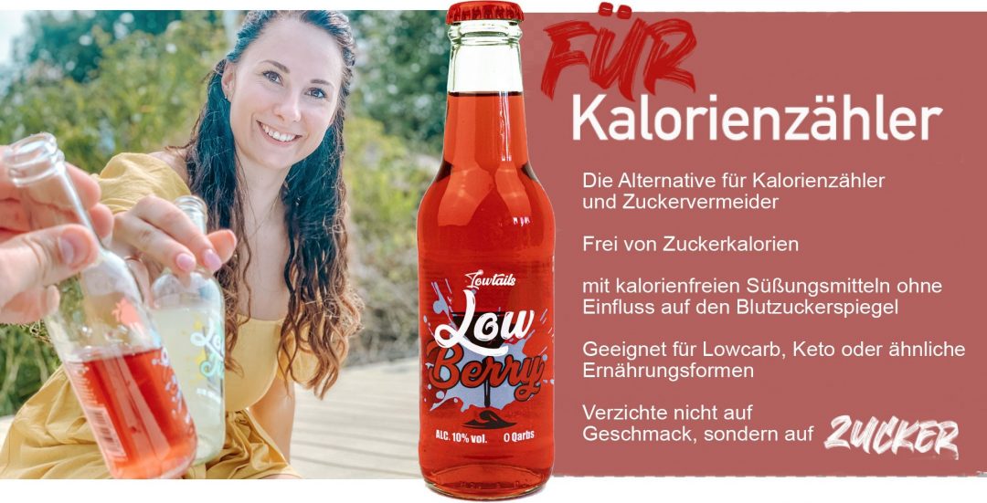 Übersicht Tabelle Lowberry lowcarb alkohol lowtails